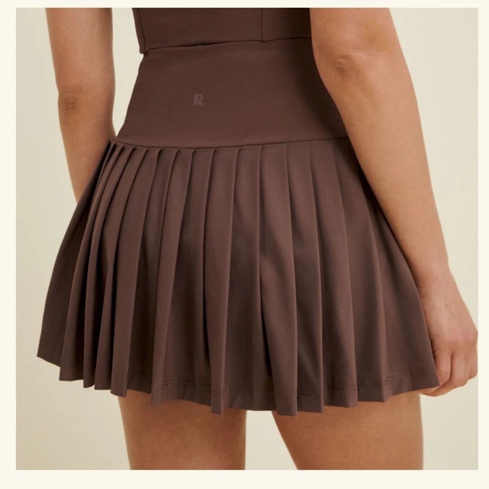 Recess Pickleball Pearson Skirt - Espresso - Size Small